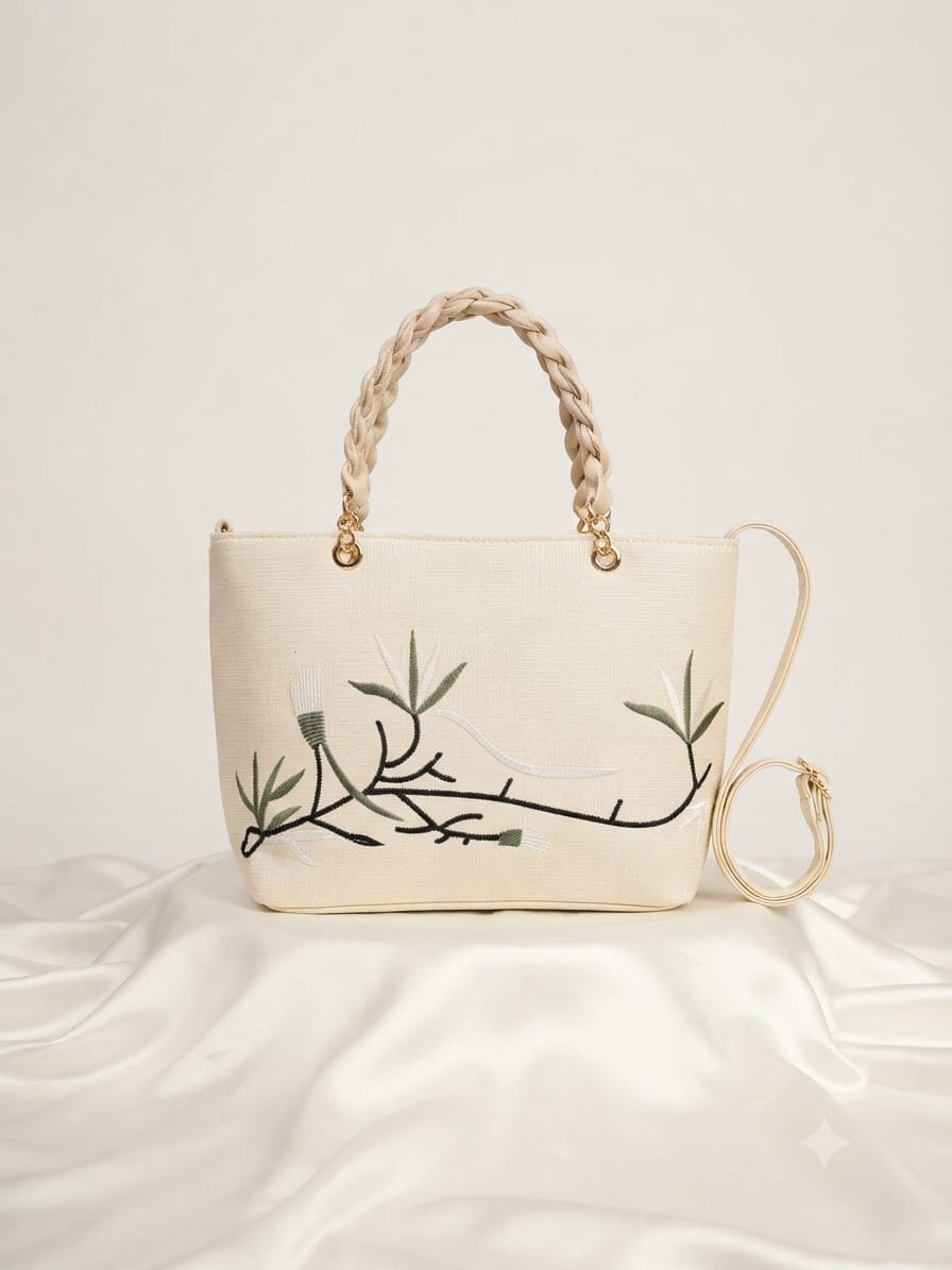 Hand bag long short strap